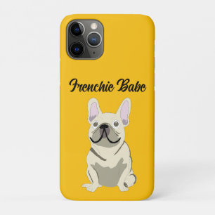 Creme-Französische Bulldogge, Frenchie Babe Case-Mate iPhone Hülle