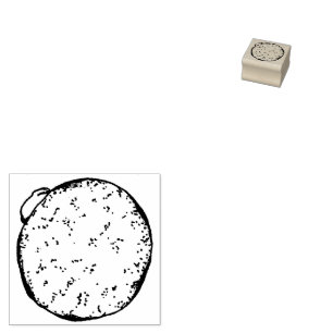 Creme gefüllt Pulverstaub Donut Doughnut Feinschme Gummistempel