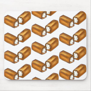Creme gefüllt Snack Cake Junk Food Feinschmecker Mousepad