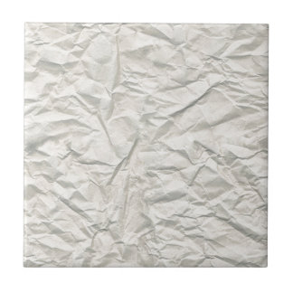 Creme geknitterte Papierbeschaffenheit Fliese