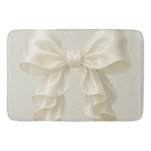 Creme Kaskaden-Rüschen-Schleife Elegant Edle Mädch Badematte