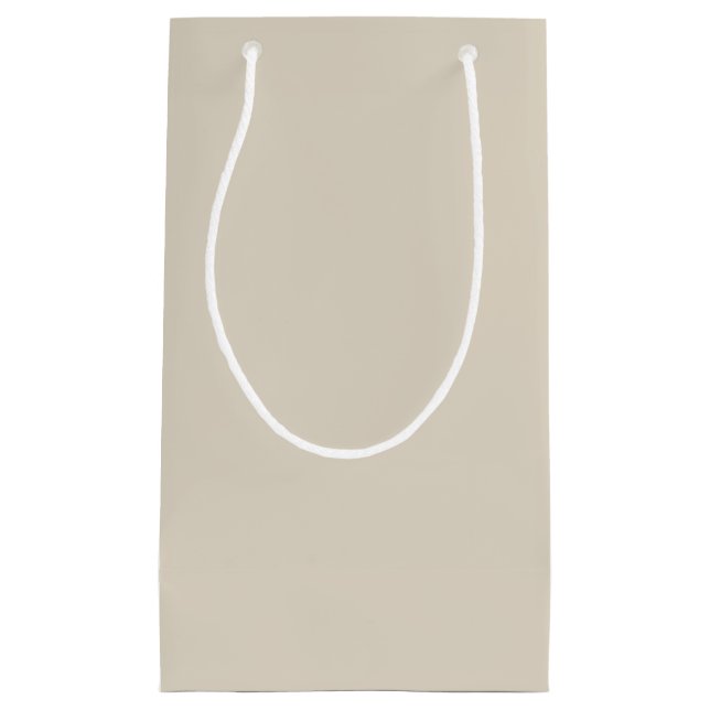 Creme Kleine Geschenktüte (Vorderseite)