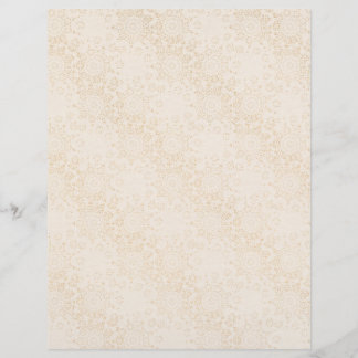 Creme Lace Scrapbook Paper