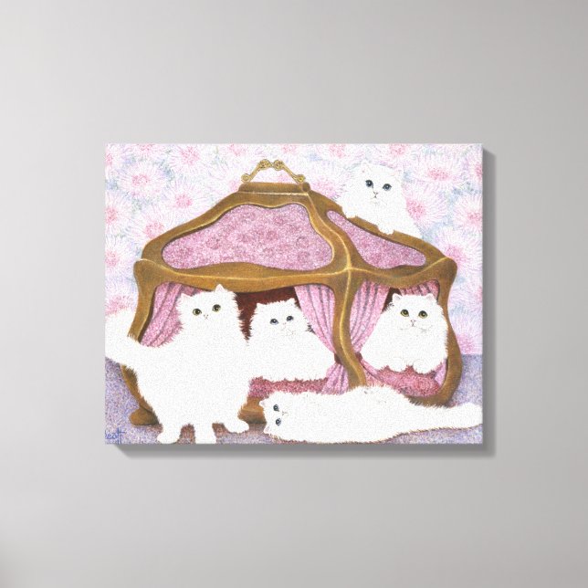 Creme Leinwanddruck (Vorderseite)