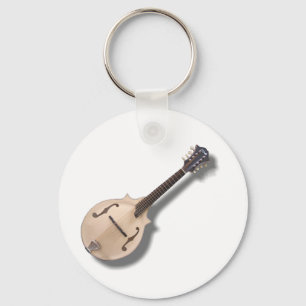 CREME MANDOLIN-KEYCHAIN SCHLÜSSELANHÄNGER