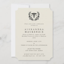 Creme MD Caduceus + Laurel Wreath Abschluss