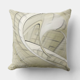 Creme Pastel Herbst Abstrakte Kunst Kissen