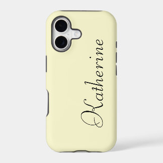 Creme Solid Color | Minimalistischer Name