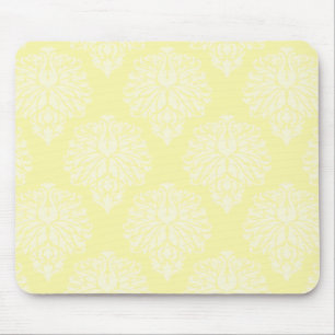 Creme Southern Hütte Damask Mousepad