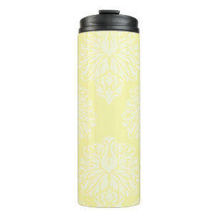 Creme Southern Hütte Damask Thermosbecher