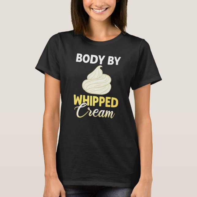 Creme Sweet Creamer Rezepte Cake Heavy Cre T-Shirt (Vorderseite)