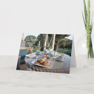 Creme-Tee dank Karte