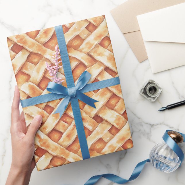 Creme-Torte-Boden Geburtstag Geschenkpapier (Schenken)