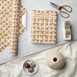 Creme-Torte-Boden Geburtstag Geschenkpapier