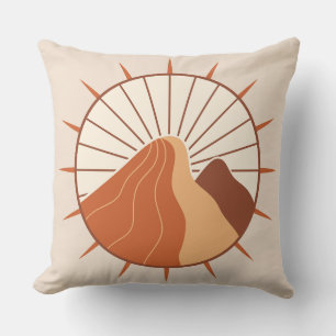 Creme und braun Boheme Boho Kissen