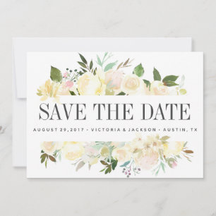 Creme und IVORY   WEDING Foto Save the Date