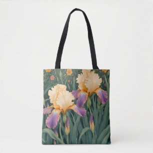 Creme und Lila Iris