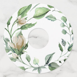 Creme White Vintag Watercolor Blumenreath