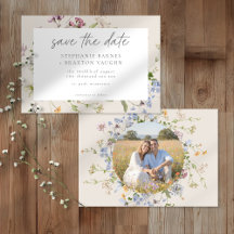 Creme-Wildblumengarten Elegante Foto-Hochzeit
