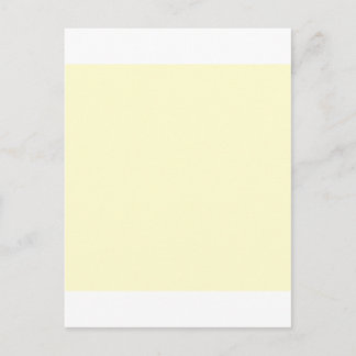 Creme Yellow Postkarte