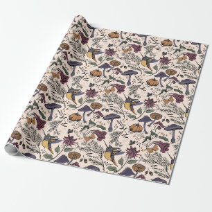 Creme-Zauber-Kolibri-Geschenkpapier Geschenkpapier