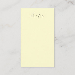 Cremefarbe elegantes modernes minimalistisches sch begleitkarte