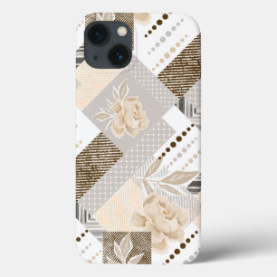 Cremefarben auf weiß Case-Mate iPhone hülle