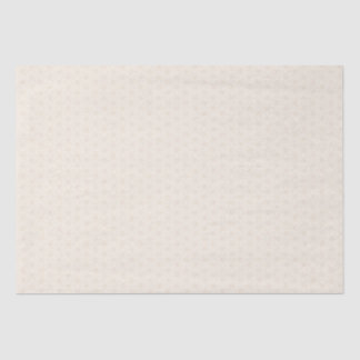 Cremefarbenes Pfirsich-Sechseck-Muster-Tissue-Papi Seidenpapier