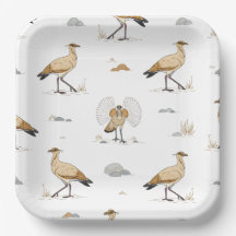 Cremefarbenes Vogelmotiv