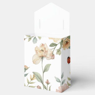 Cremeweiß floral geschenkschachtel