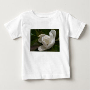 Cremeweiße Magnolia-Blume Baby T-shirt