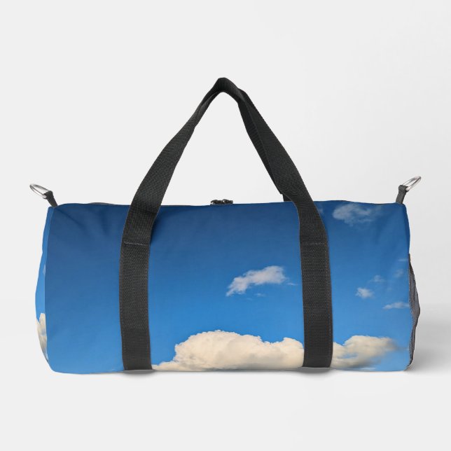 Cremewolken Duffle Bag (Vorderseite)