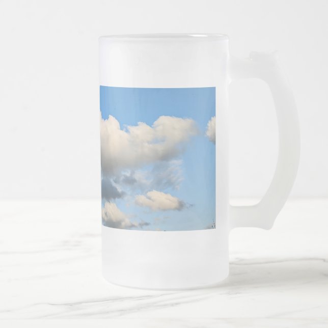Cremewolken Mattglas Bierglas (Rechts)