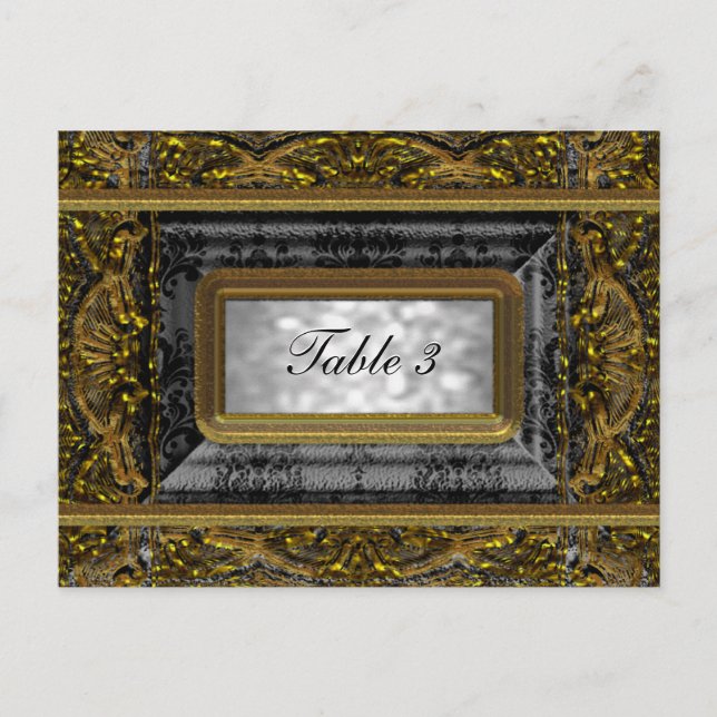 Crémieux-Tischnummer Postkarte (Vorderseite)