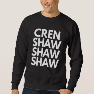 Crenshaw Latitude und Longitude Ca Los Angeles Fan Sweatshirt