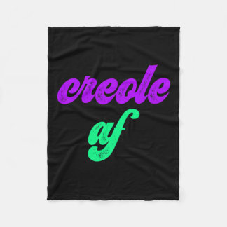 Creole Af Mardi Gras Louisiana Pride Gift T-Shirt Fleecedecke