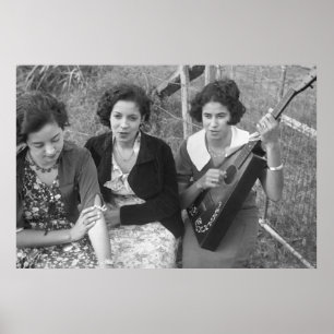 Creole Girls in Louisiana, 1930er Poster