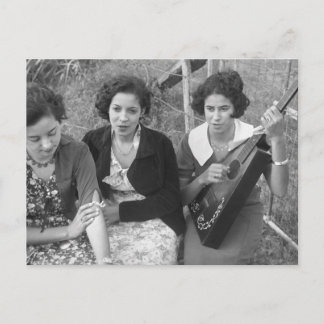 Creole Girls in Louisiana, 1930er Postkarte