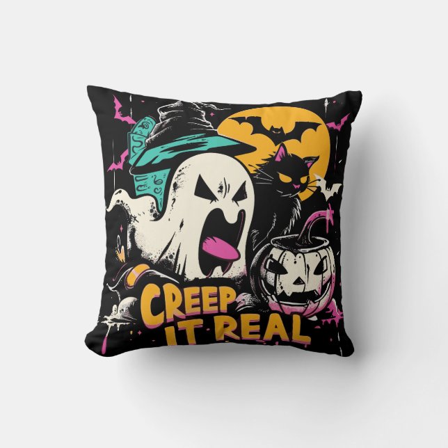 Crep It Real | ExDesigner | Halloween Kissen (Vorderseite)