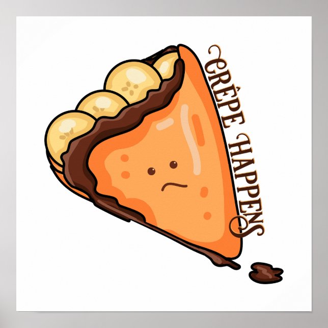 Crêpe Happens Food Poster (Vorne)