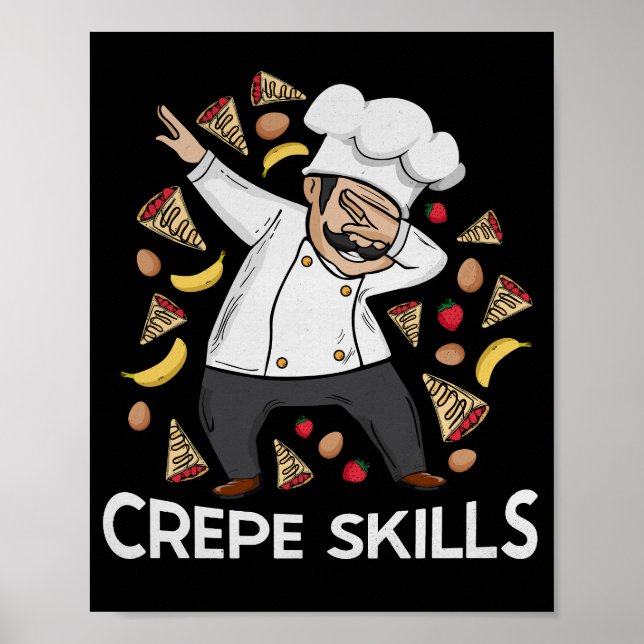 Crepe Koch Crepes Lover Gift Men Crepe Poster (Vorne)