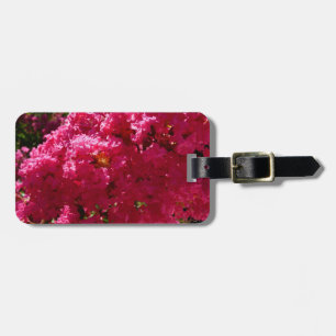 Crepe Myrtle Tree Magenta Floral Gepäckanhänger
