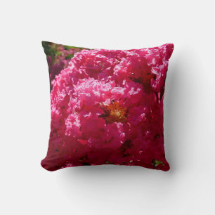 Crepe Myrtle Tree Magenta Floral Kissen