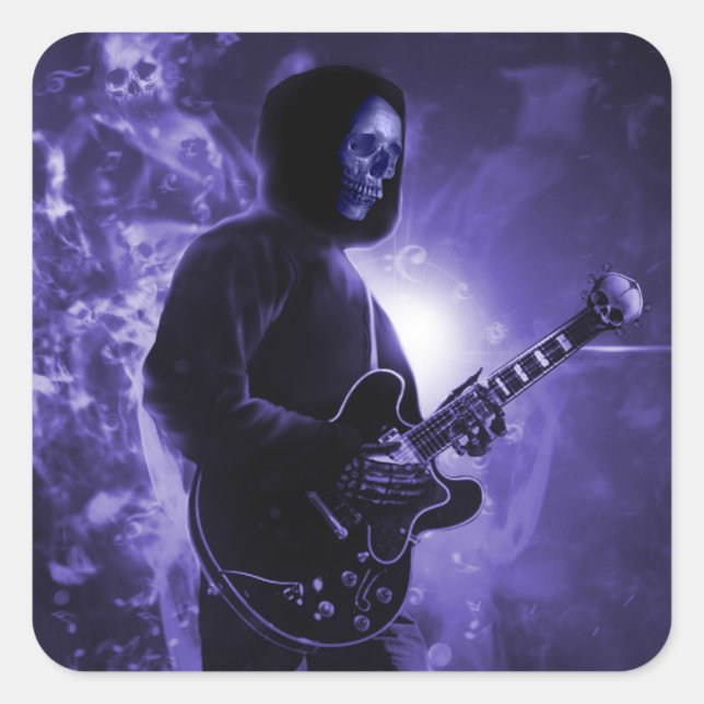 Crescendo der Dunkelheitskleber Quadratischer Aufkleber (Vorderseite)