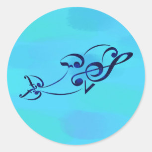 Crescendolphin Aufkleber