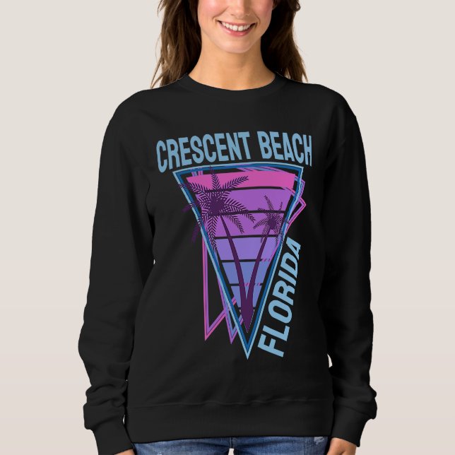 Crescent Beach Vacation  1 Sweatshirt (Vorderseite)