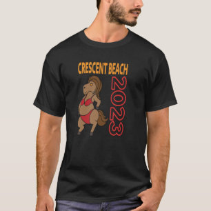 Crescent Beach Vacation 2023 Familienausflug T-Shirt