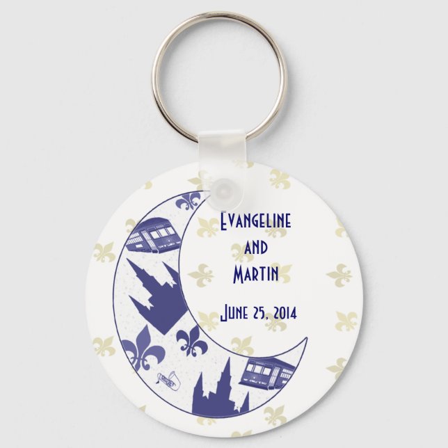 Crescent City Moon Keepake Schlüsselketten Schlüsselanhänger (Vorderseite)