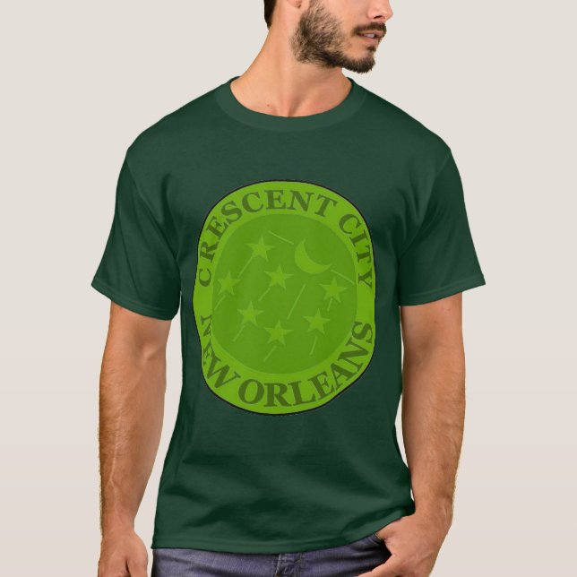 Crescent City Water Meter Länge T-Shirt (Vorderseite)