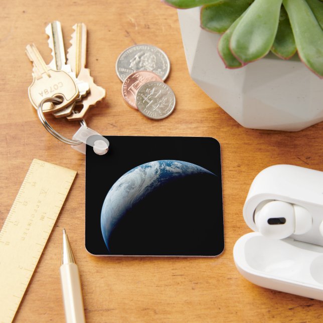 Crescent Earth wurde von der Apollo 4 Mission über Schlüsselanhänger (Schreibtisch)